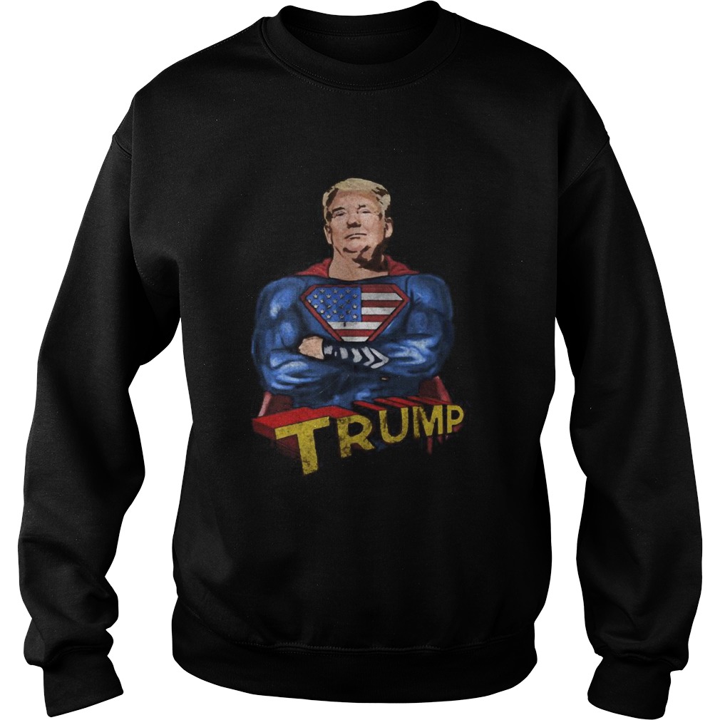 American super hero trump Sweatshirt
