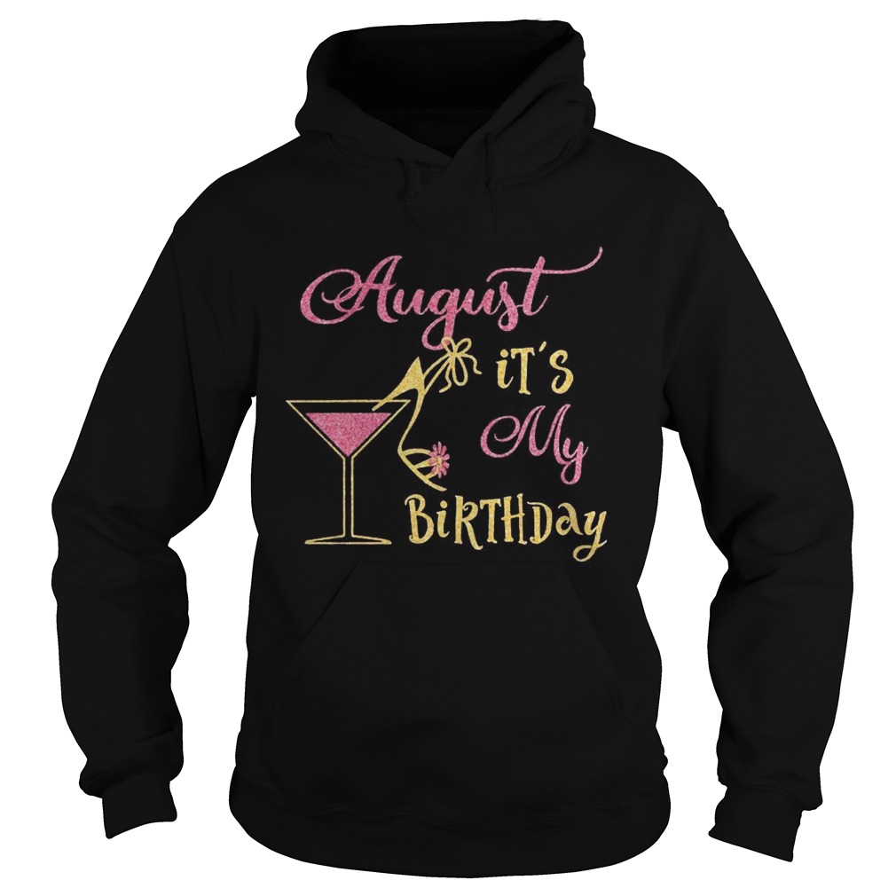 August Its My Birthday Diamond Hoodie