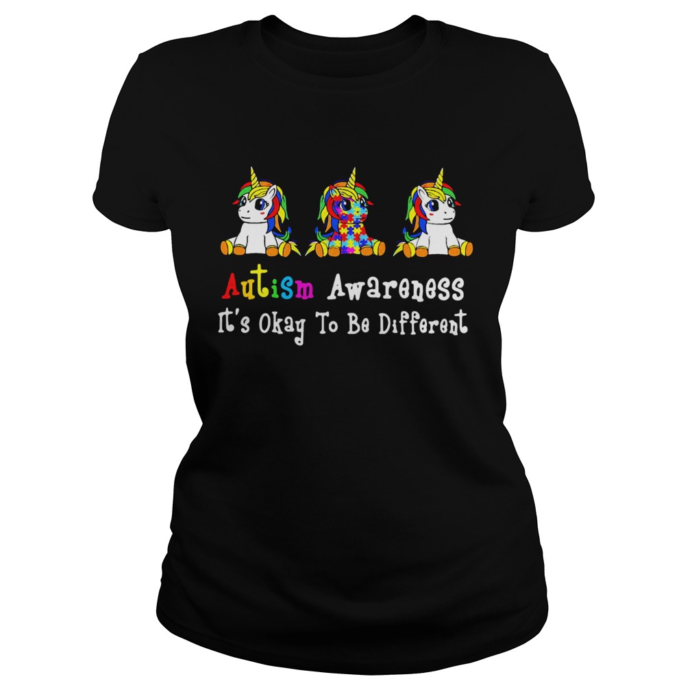 Autism Awareness Its Okay To Be Different Classic Ladies