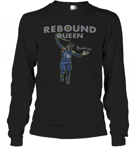 Awesome Sylvia Fowles Rebound Queen 2020 T-Shirt Long Sleeved T-shirt 