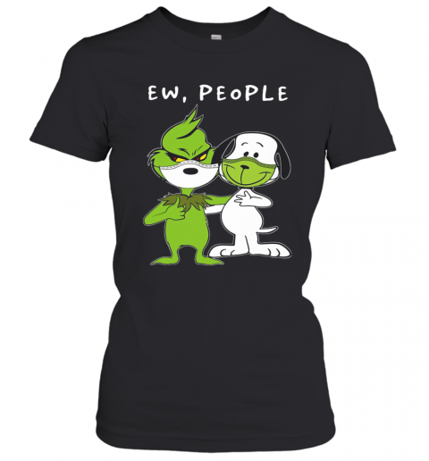 Baby Green And Snoopy Face Mask Ew People T-Shirt Classic Women's T-shirt