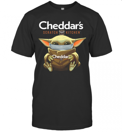 Baby Yoda Face Mask Cheddar'S Scratch Kitchen T-Shirt Classic Men's T-shirt