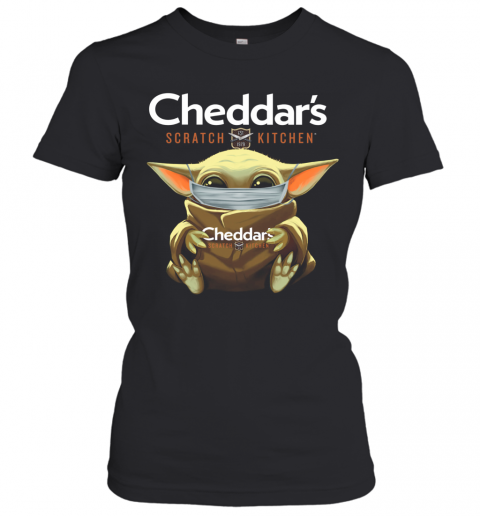 Baby Yoda Face Mask Cheddar'S Scratch Kitchen T-Shirt Classic Women's T-shirt