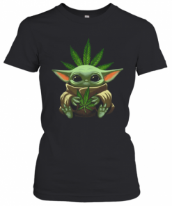 Baby Yoda Hug Marijuana T-Shirt Classic Women's T-shirt