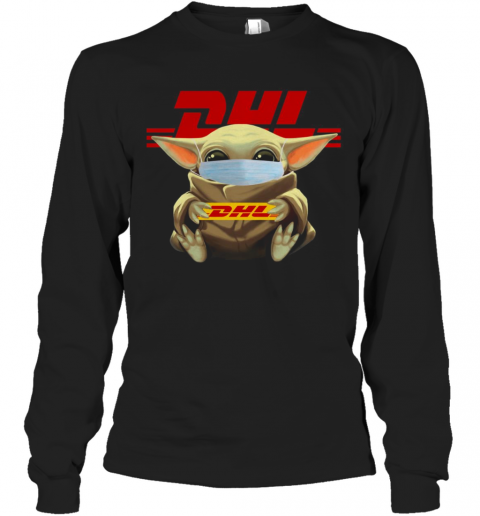 Baby Yoda Mask Hug DHL T-Shirt Long Sleeved T-shirt 