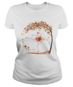 Ballet dance fall maple leaves  Classic Ladies