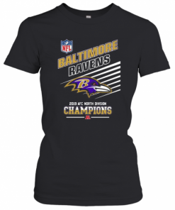 Baltimore Ravens Football 2019 Afc North Division Champions T-Shirt Classic Women's T-shirt