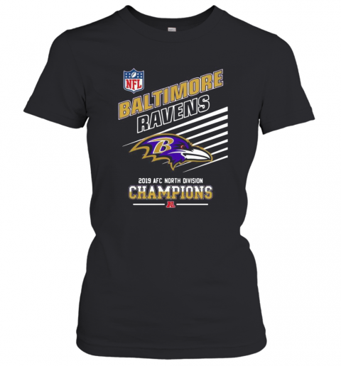 Baltimore Ravens Football 2019 Afc North Division Champions T-Shirt Classic Women's T-shirt