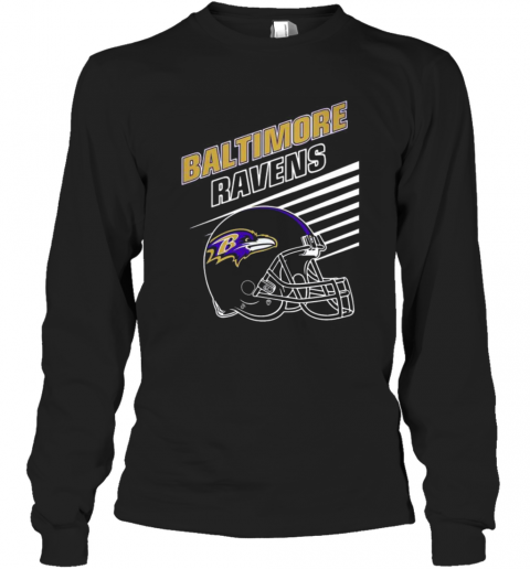 Baltimore Ravens Football Team T-Shirt Long Sleeved T-shirt 