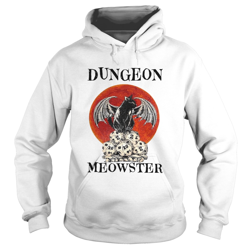 Bat And Black Cat Dungeon Meowster Hoodie
