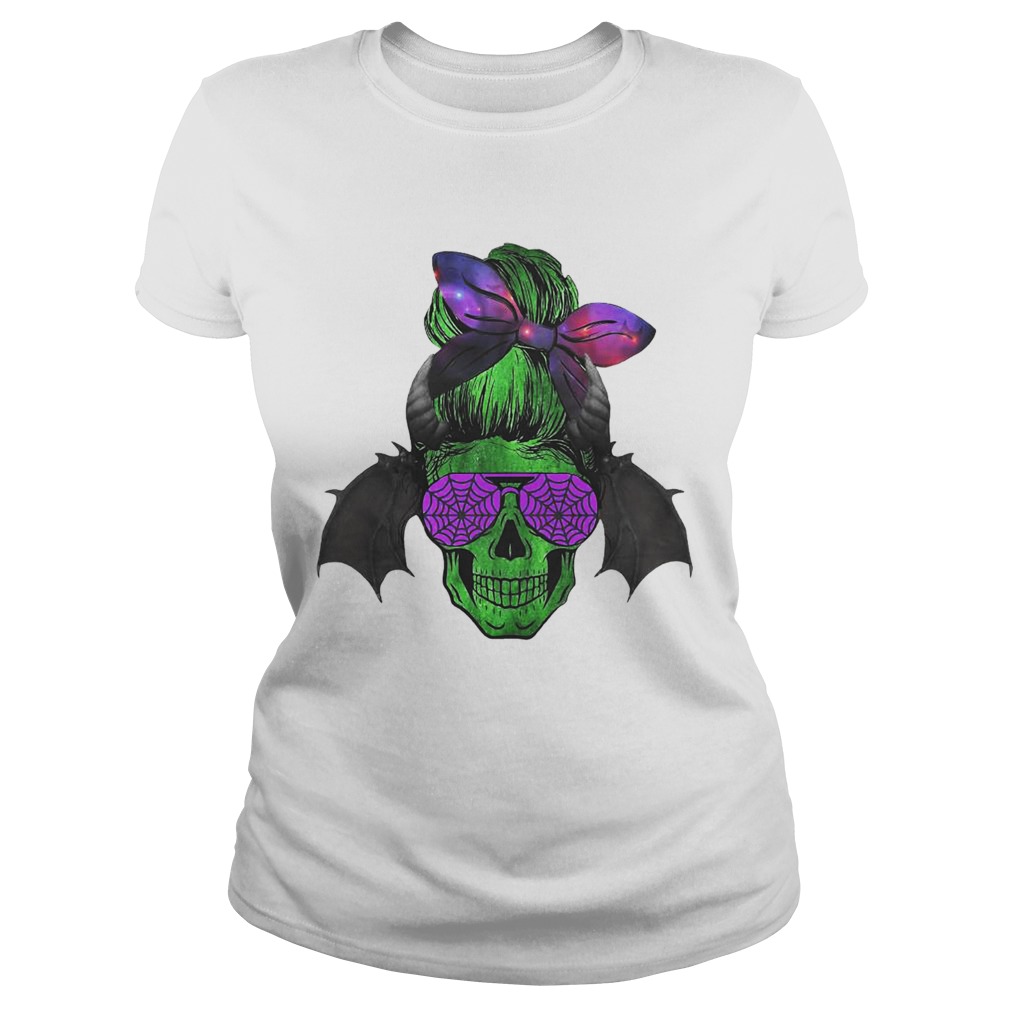 Batman Skull Bow Halloween Classic Ladies