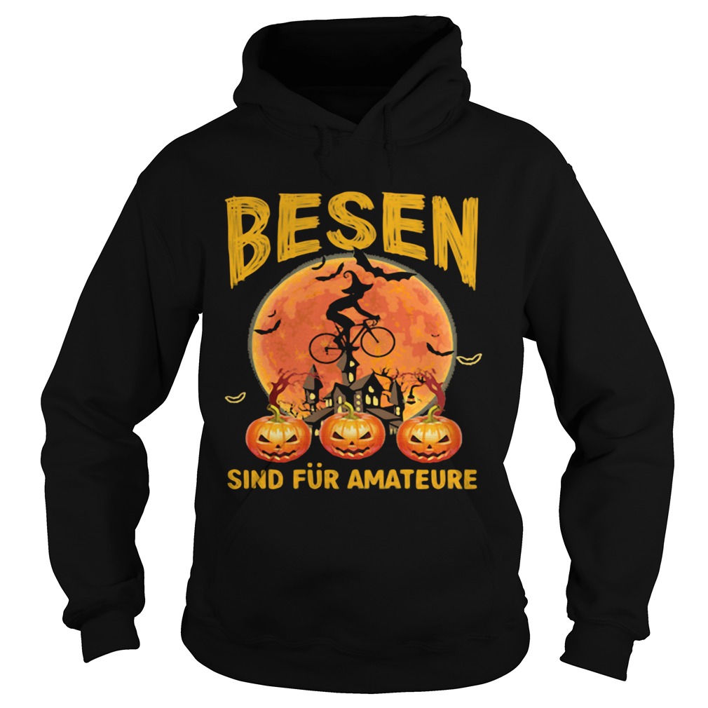 Besen Sind Fur Amateure Man Pumpkin Halloween Hoodie