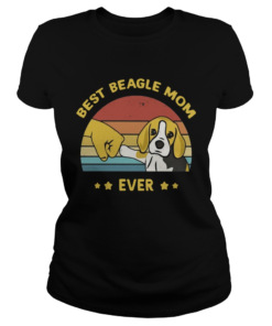 Best Beagle Mom Ever Retro Vintage  Classic Ladies