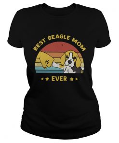 Best Beagle Mom Ever Vintage  Classic Ladies