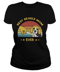 Best Beagle Mom Ever Vintage  Classic Ladies