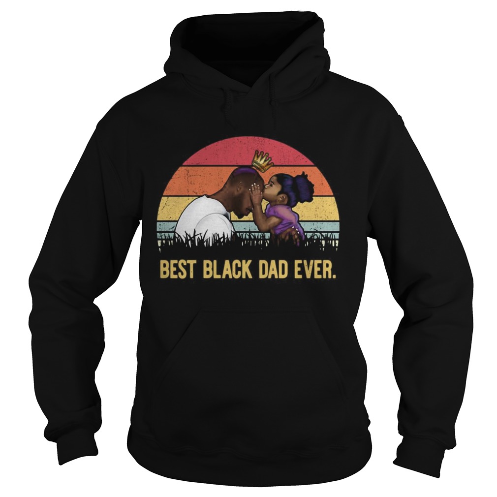 Best Black Dad Ever Vintage Hoodie