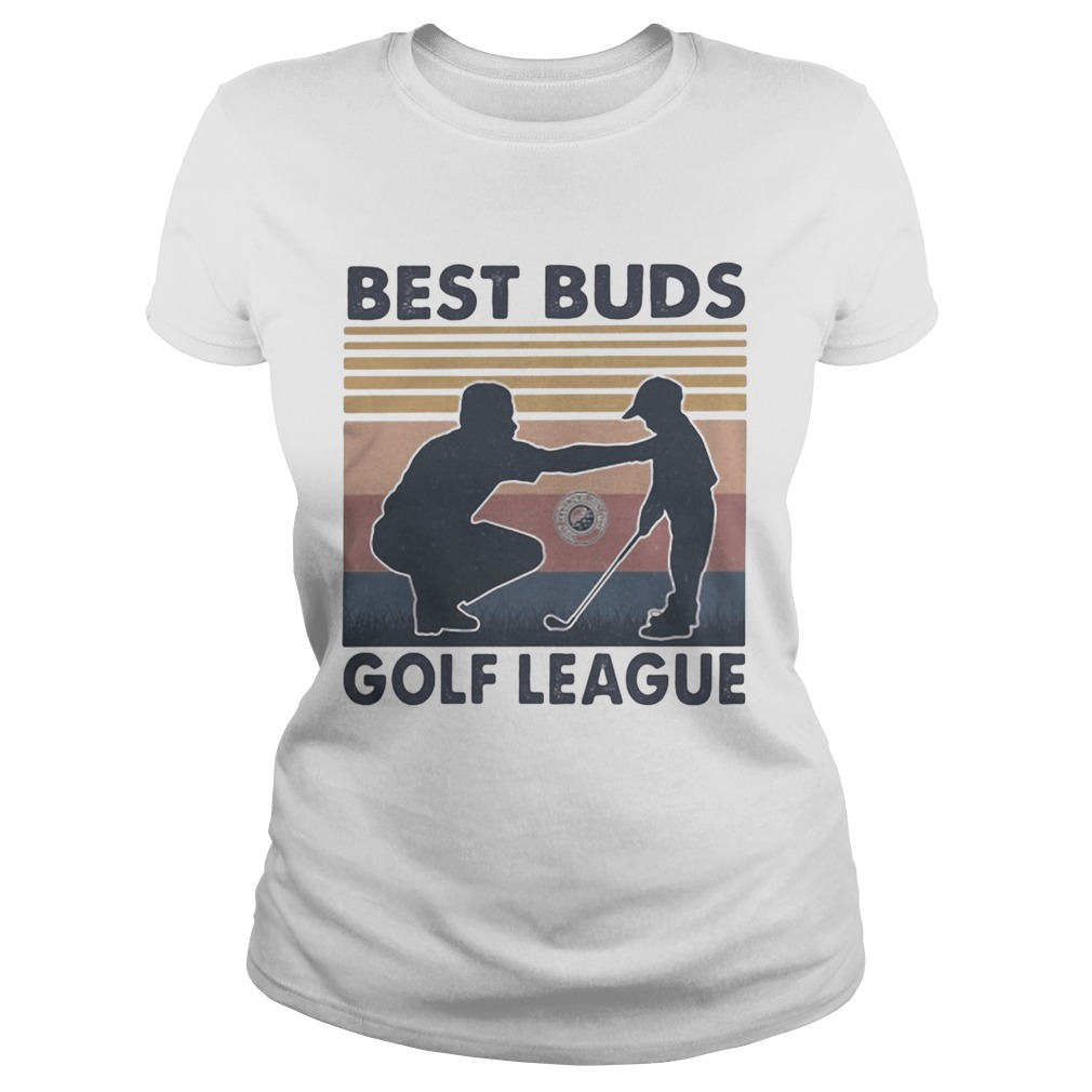 Best buds golf league vintage retro Classic Ladies