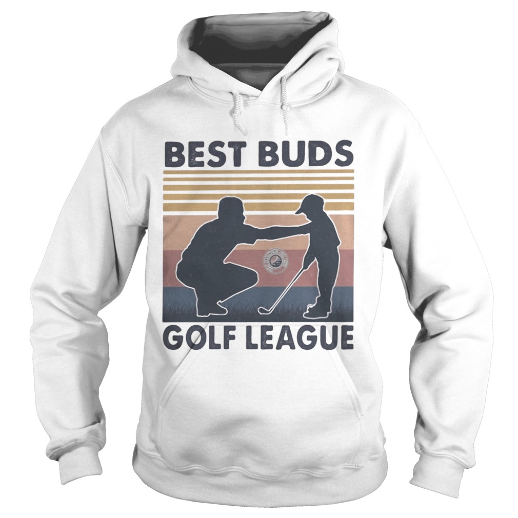 Best buds golf league vintage retro Hoodie