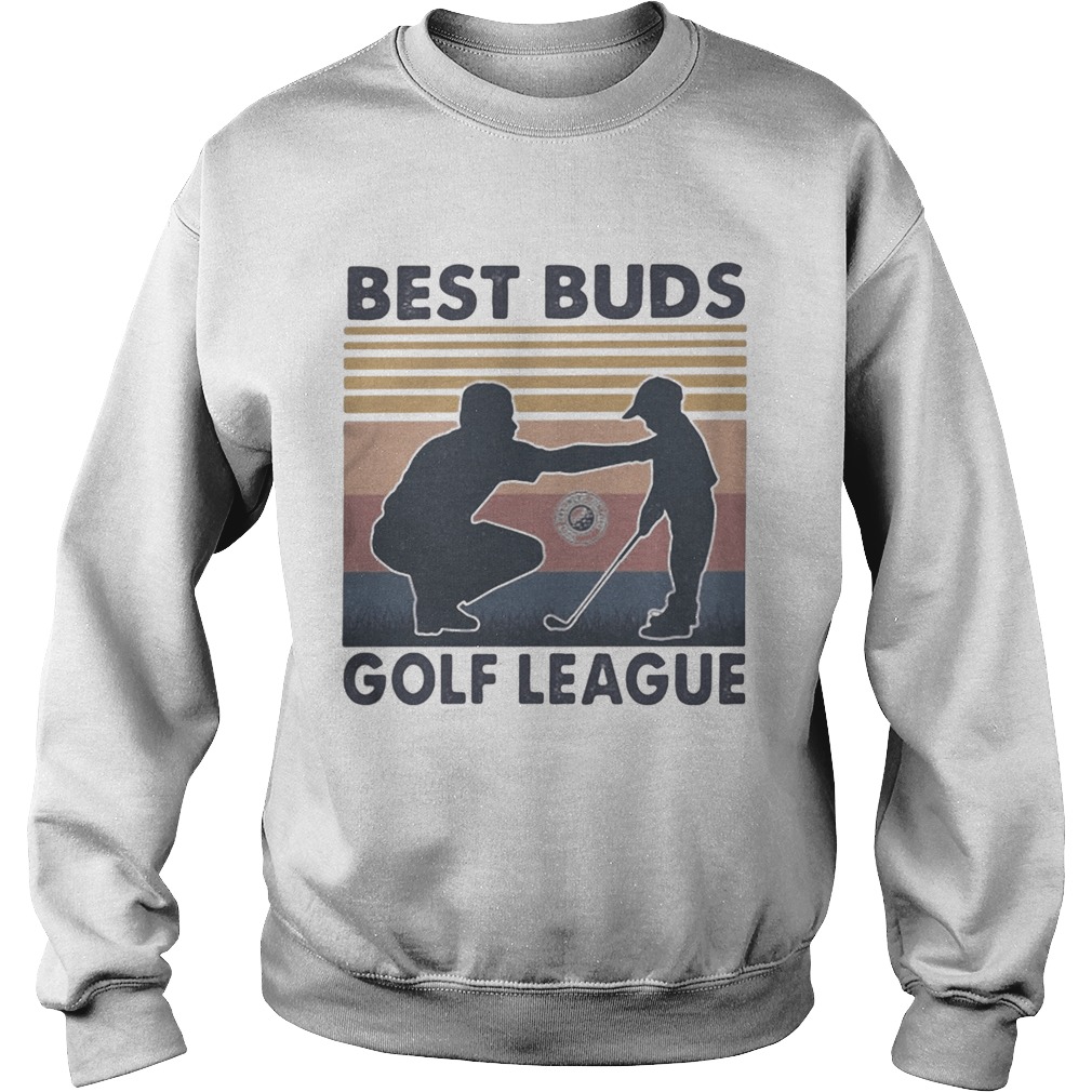 Best buds golf league vintage retro Sweatshirt