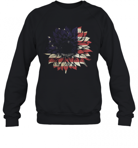 Betsy Ross Sunflower Flag T-Shirt Unisex Sweatshirt