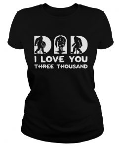 Bigfoot Dad I Love You There Thousand  Classic Ladies