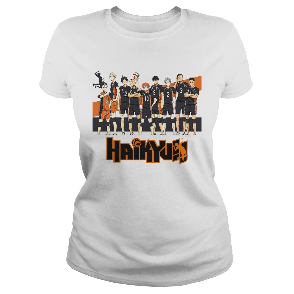 Bioworld Haikyuu Volleyball Team Fitted Classic Ladies
