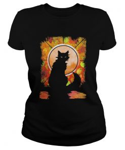 Black Cat Autumn  Classic Ladies