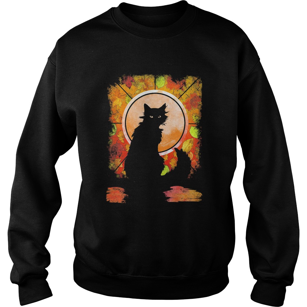 Black Cat Autumn Sweatshirt
