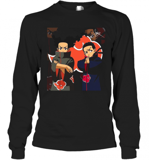 Black Girl Style Akatsuki Naruto T-Shirt Long Sleeved T-shirt