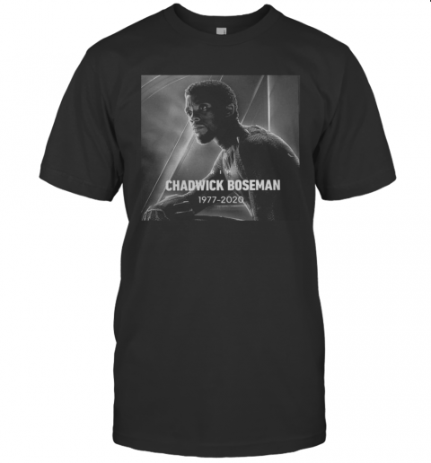 Black Panther Chadwick Boseman 1977 2020 T-Shirt