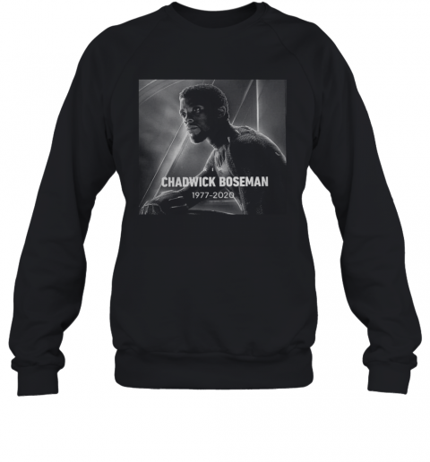 Black Panther Chadwick Boseman 1977 2020 T-Shirt Unisex Sweatshirt