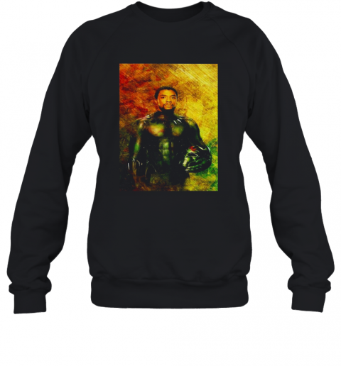 Black Panther Chadwick Boseman 1977 2020 Thank You For The Memories T-Shirt Unisex Sweatshirt