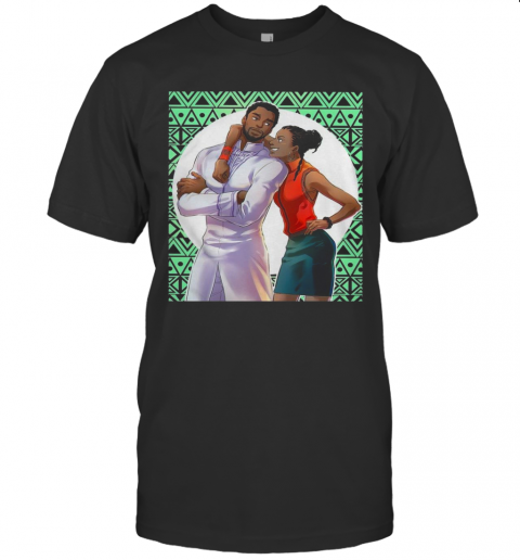 Black Panther Chadwick Boseman And Taylor T-Shirt