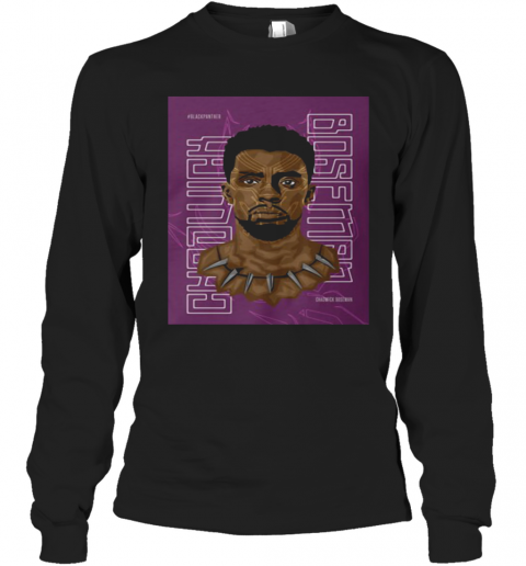 Black Panther Chadwick Boseman Rip Actor T-Shirt Long Sleeved T-shirt 