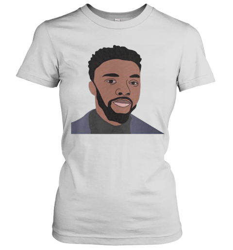 Black Panther Rip Chadwick Actor Art T-Shirt Classic Women's T-shirt