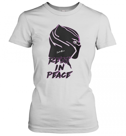 Black Panther Rip Chadwick Actor Rest In Peace Signature T-Shirt Classic Women's T-shirt