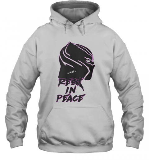 Black Panther Rip Chadwick Actor Rest In Peace Signature T-Shirt Unisex Hoodie