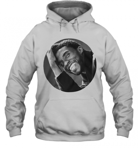 Black Panther Rip Chadwick Actor Smiling T-Shirt Unisex Hoodie