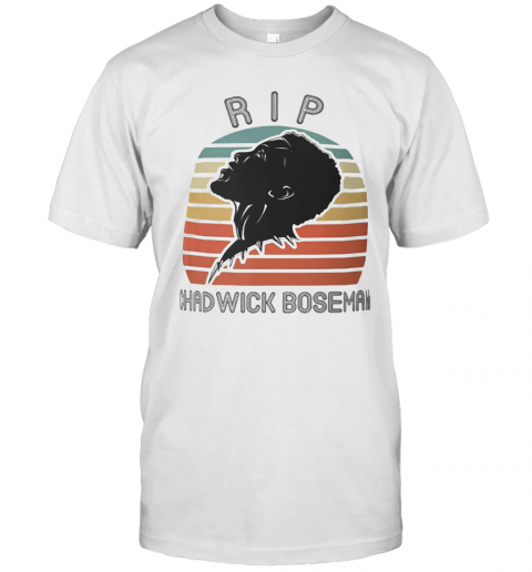 Black Panther Rip Chadwick Actor Vintage Retro T-Shirt