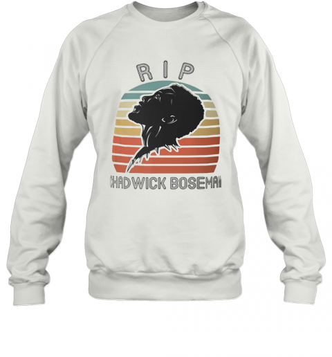 Black Panther Rip Chadwick Actor Vintage Retro T-Shirt Unisex Sweatshirt