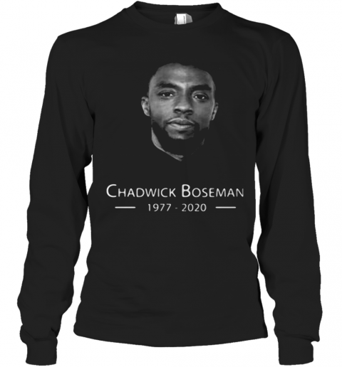 Black Panther Rip Chadwick Boseman Actor 1977 2020 T-Shirt Long Sleeved T-shirt 