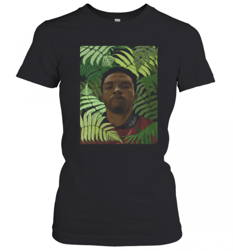 Black Panther Rip Chadwick Boseman Leafs T-Shirt Classic Women's T-shirt