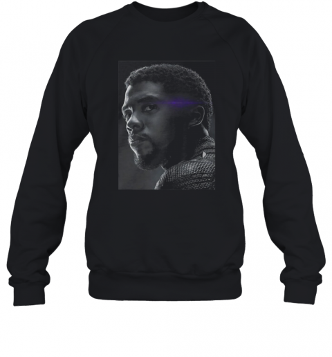 Black Panther Rip Chadwick Boseman Picture T-Shirt Unisex Sweatshirt