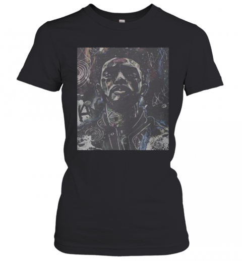 Black Panther Rip Chadwick Boseman Rest In Power King Art T-Shirt Classic Women's T-shirt