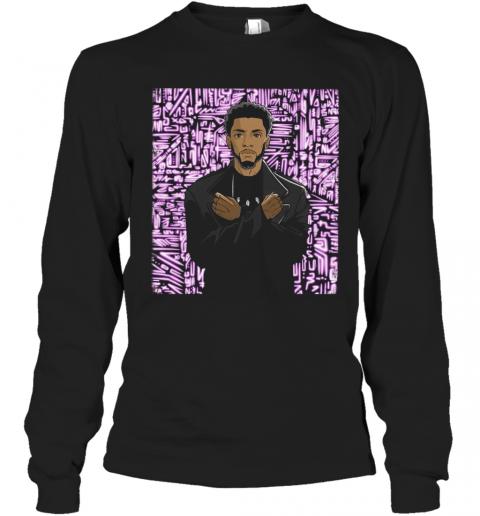 Black Panther Wakanda Forever T-Shirt Long Sleeved T-shirt 