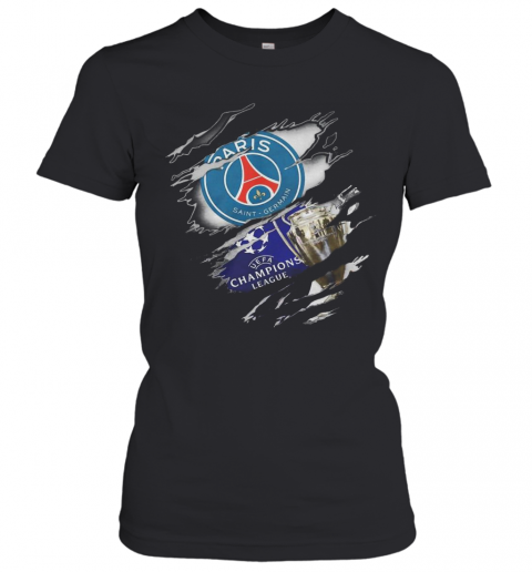 Blood Inside Me Paris Saint Germain UEFA Champions League T-Shirt Classic Women's T-shirt