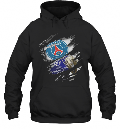 Blood Inside Me Paris Saint Germain UEFA Champions League T-Shirt Unisex Hoodie