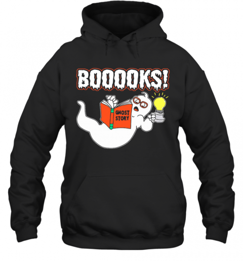 Booooks Ghost Story Halloween T-Shirt Unisex Hoodie
