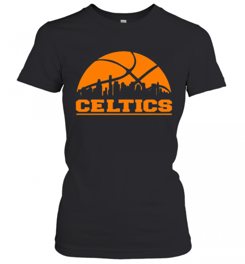 Boston Celtics Basketball Logo City T-Shirt Classic Women's T-shirt