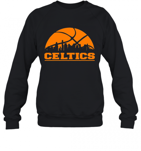 Boston Celtics Basketball Logo City T-Shirt Unisex Sweatshirt